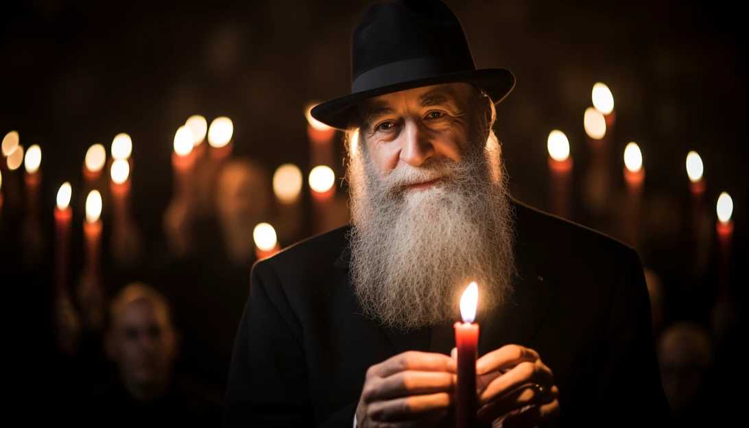 Rabbi Yaakov Green, the driving force behind the collection effort, passionately addressing the community, rallying them to bring light into the darkness created by terrorist groups. (Taken with a Sony Alpha a7 III)